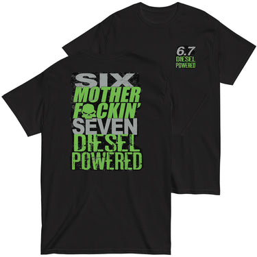 6.7 MF'N Diesel Engine T-Shirt in black